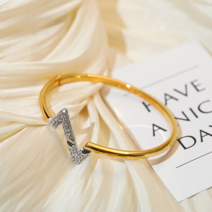 [Noble Aura jewelry]VOLTE UPSITE DOWN GOLD DIAMOND BRACELET