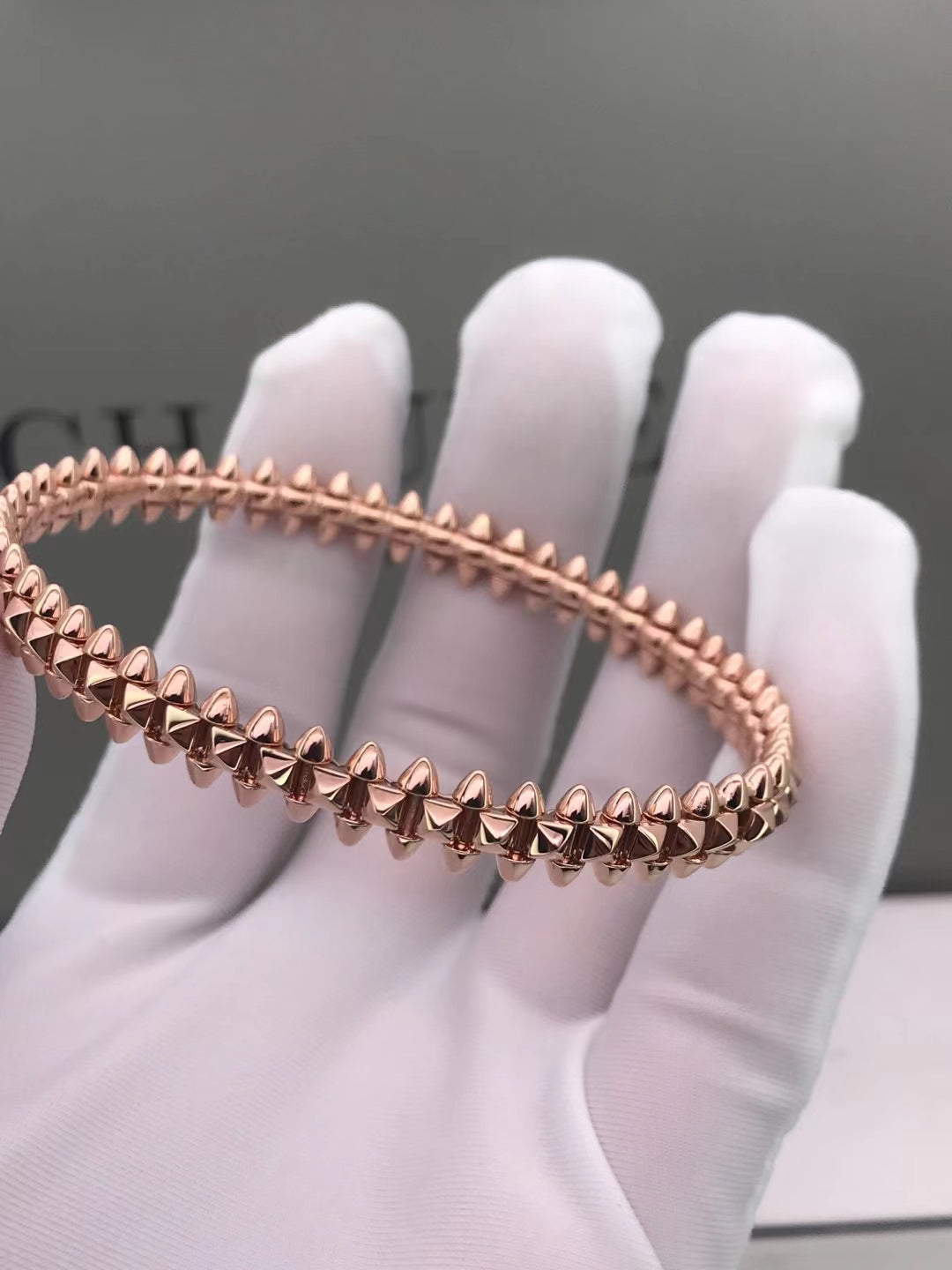 [Noble Aura jewelry]CLASH PINK GOLD BRACELET