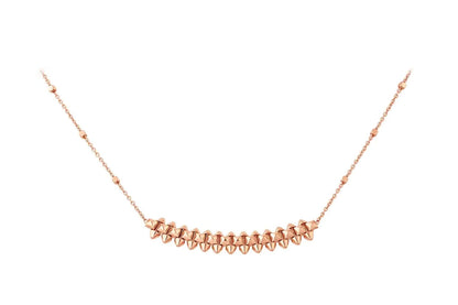 [Noble Aura jewelry]CLASH PINK GOLD NECKLACE