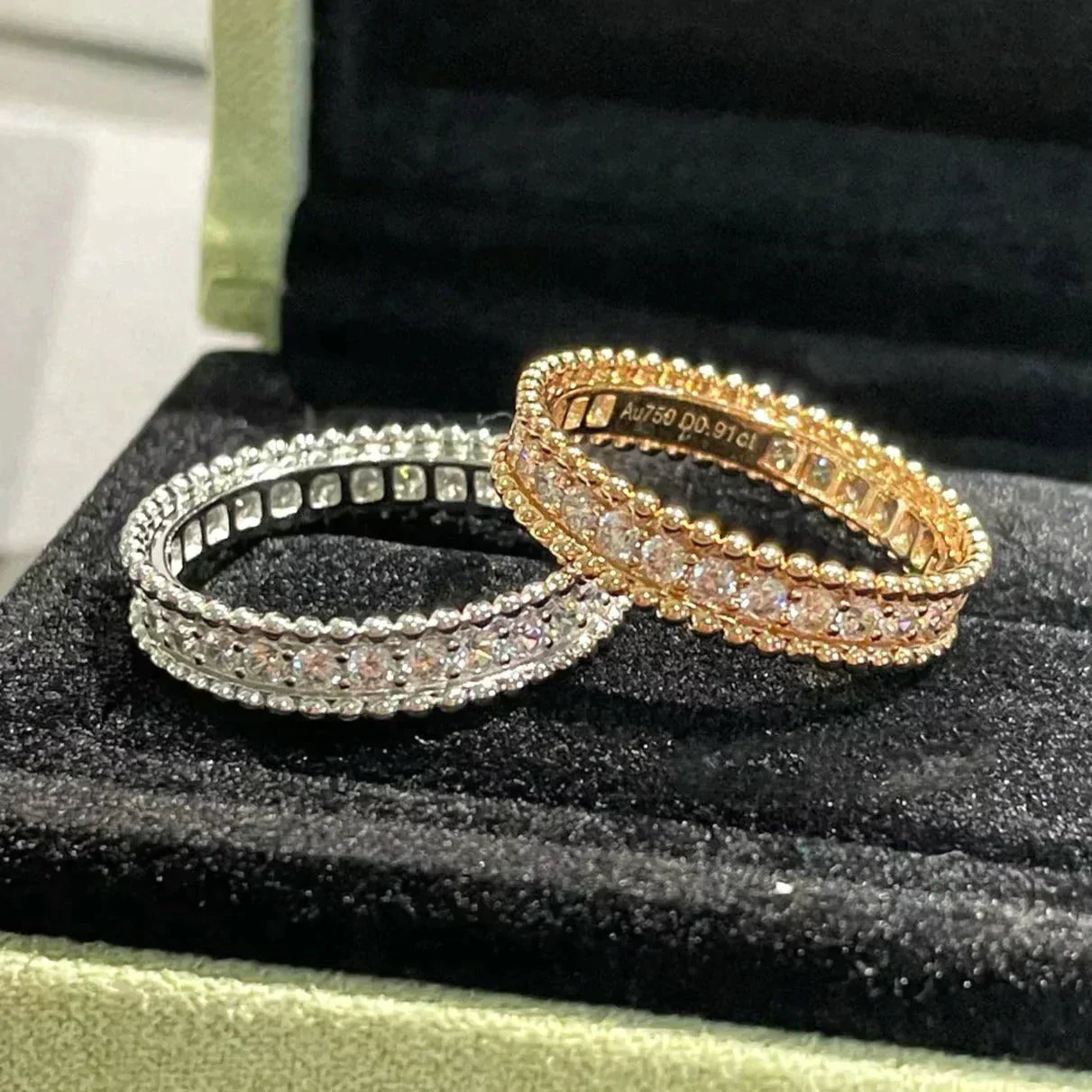 [Noble Aura jewelry]PERLEE DIAMOND ROSE GOLD RING