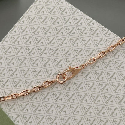[Noble Aura jewelry]LUCKY SPRING 15 MOTIFS ROSE GOLD NECKLACE
