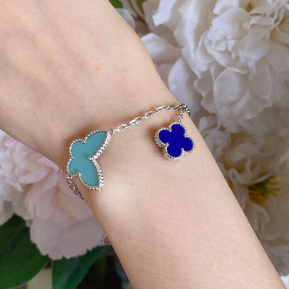 [Noble Aura jewelry]LUCKY SPRING SILVER BRACELET 4 MOTIF