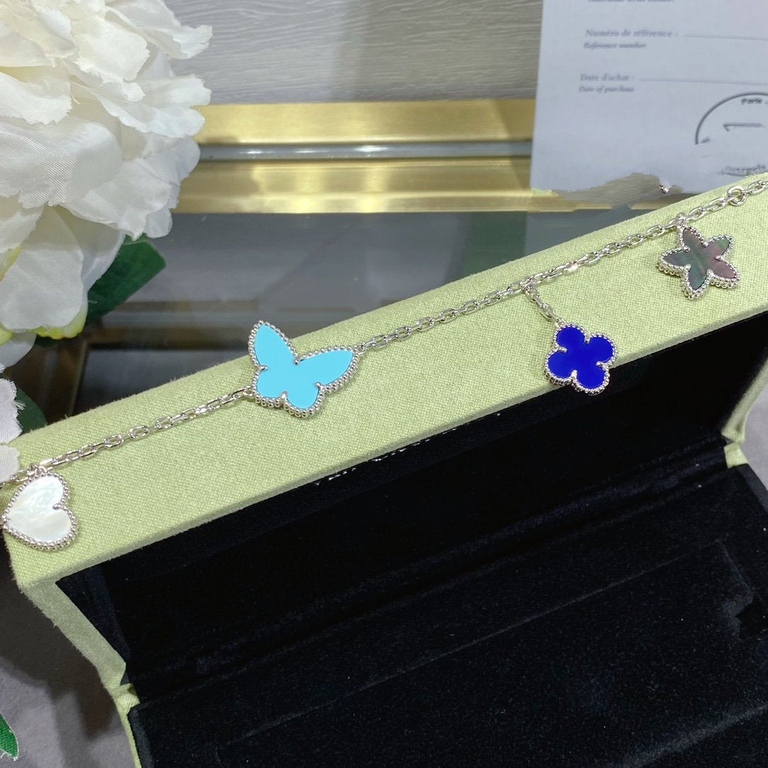 [Noble Aura jewelry]LUCKY SPRING SILVER BRACELET 4 MOTIF