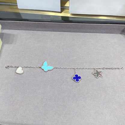 [Noble Aura jewelry]LUCKY SPRING SILVER BRACELET 4 MOTIF