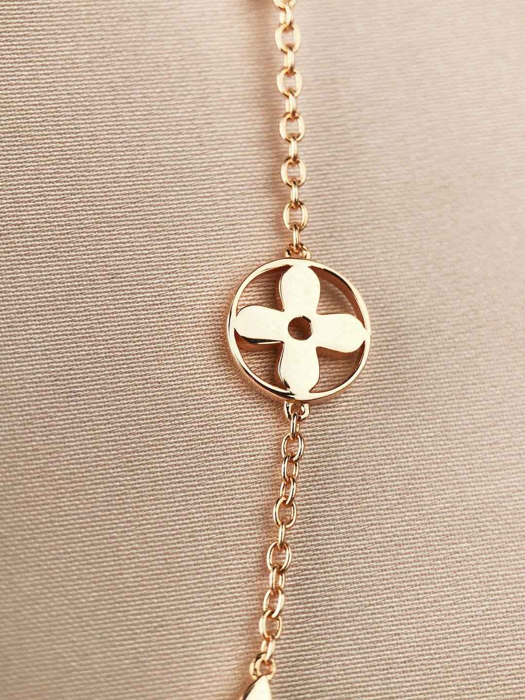 [Noble Aura jewelry]STAR AND SUN 7 MOTIFS GOLD BRACELET