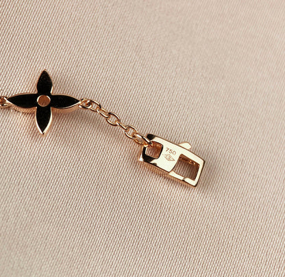 [Noble Aura jewelry]STAR AND SUN 7 MOTIFS GOLD BRACELET