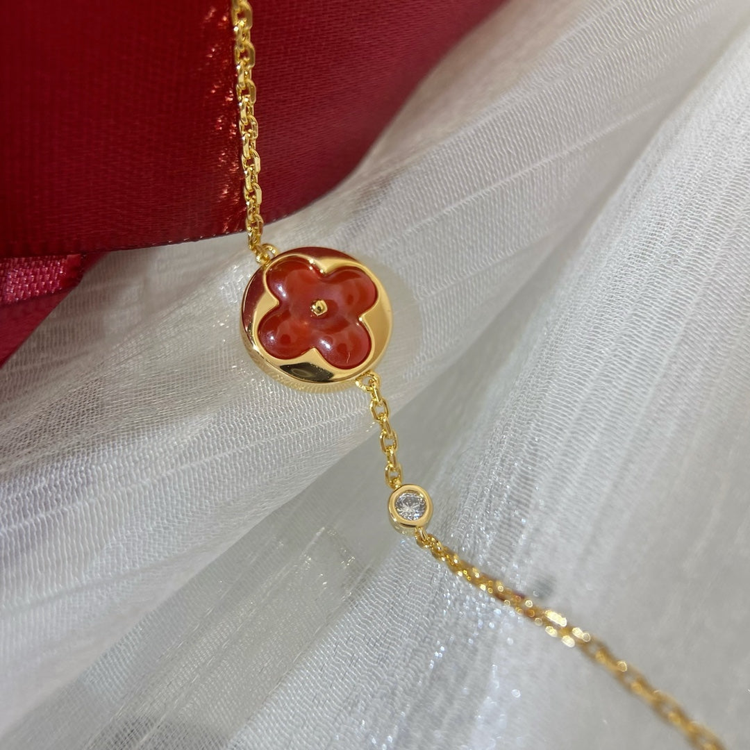 [Noble Aura jewelry]SUN PEDANT CARNELIAN BRACELET