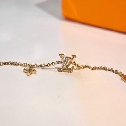 [Noble Aura jewelry]LOGO STAR MOTIF GOLD BRACELET