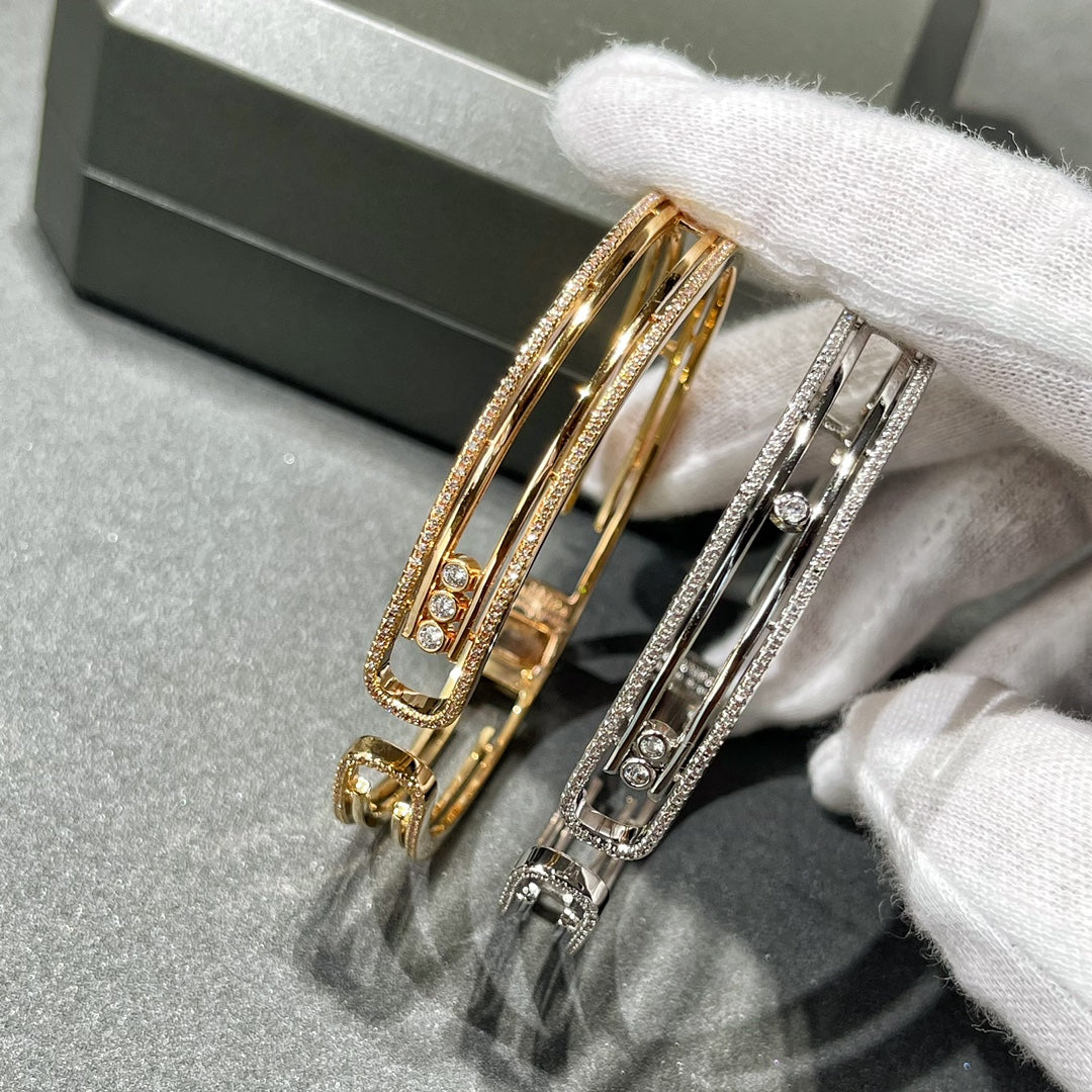 [Noble Aura jewelry]MOVE 10TH PAVED DIAMOND BRACELET