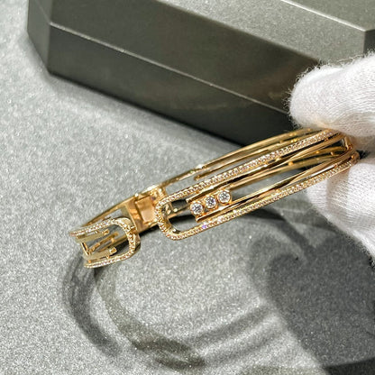[Noble Aura jewelry]MOVE 10TH PAVED DIAMOND BRACELET