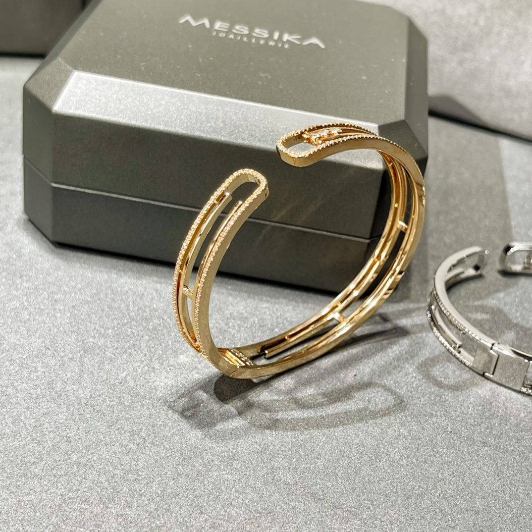 [Noble Aura jewelry]MOVE 10TH PAVED DIAMOND BRACELET