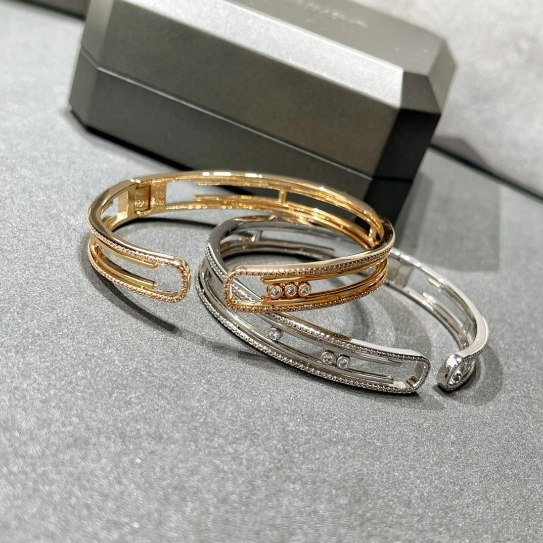 [Noble Aura jewelry]MOVE 10TH PAVED DIAMOND BRACELET