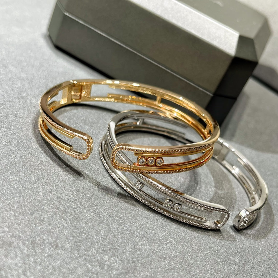 [Noble Aura jewelry]MOVE 10TH PAVED DIAMOND BRACELET