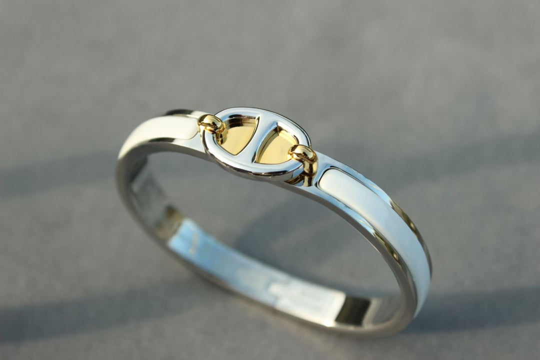 [Noble Aura jewelry]CLIC CHAINE SILVER BRACELET