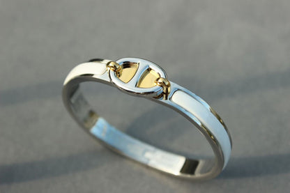 [Noble Aura jewelry]CLIC CHAINE SILVER BRACELET