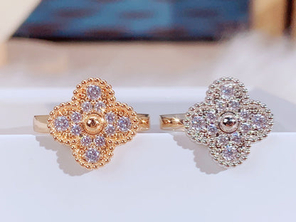 [Noble Aura jewelry]CLOVER DIAMOND RING