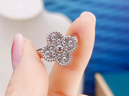[Noble Aura jewelry]CLOVER DIAMOND RING