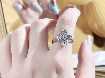 [Noble Aura jewelry]CLOVER DIAMOND RING
