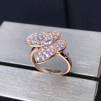 [Noble Aura jewelry]BUTTERFLY PINK GOLD DIAMOND RING
