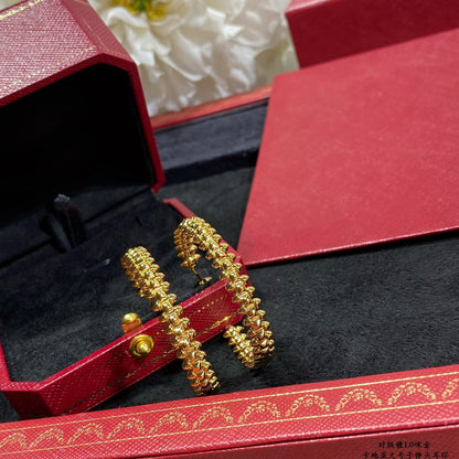 [Noble Aura jewelry]CLASH LARGE HOOP EARRINGS