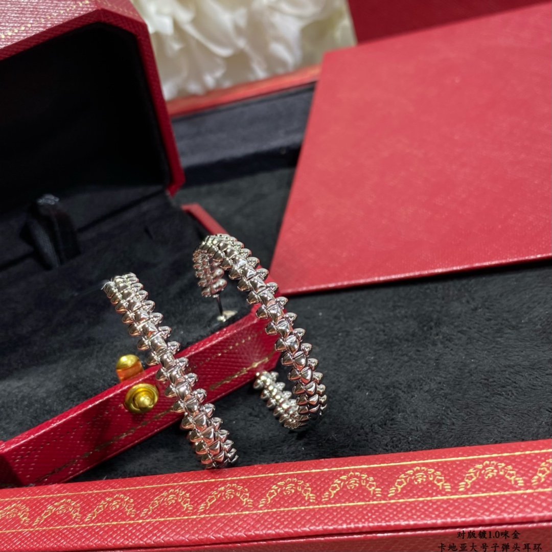 [Noble Aura jewelry]CLASH LARGE HOOP EARRINGS