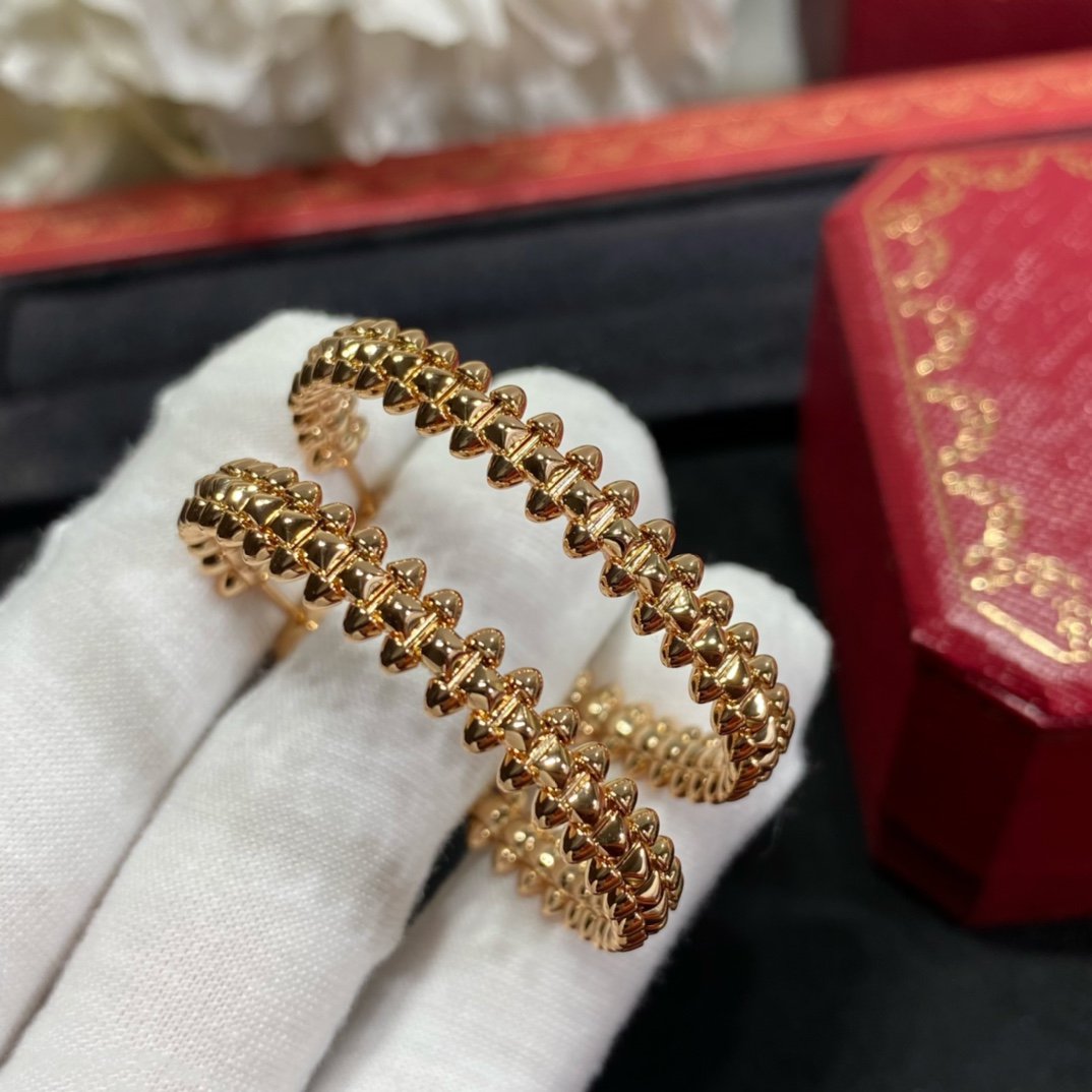 [Noble Aura jewelry]CLASH LARGE HOOP EARRINGS