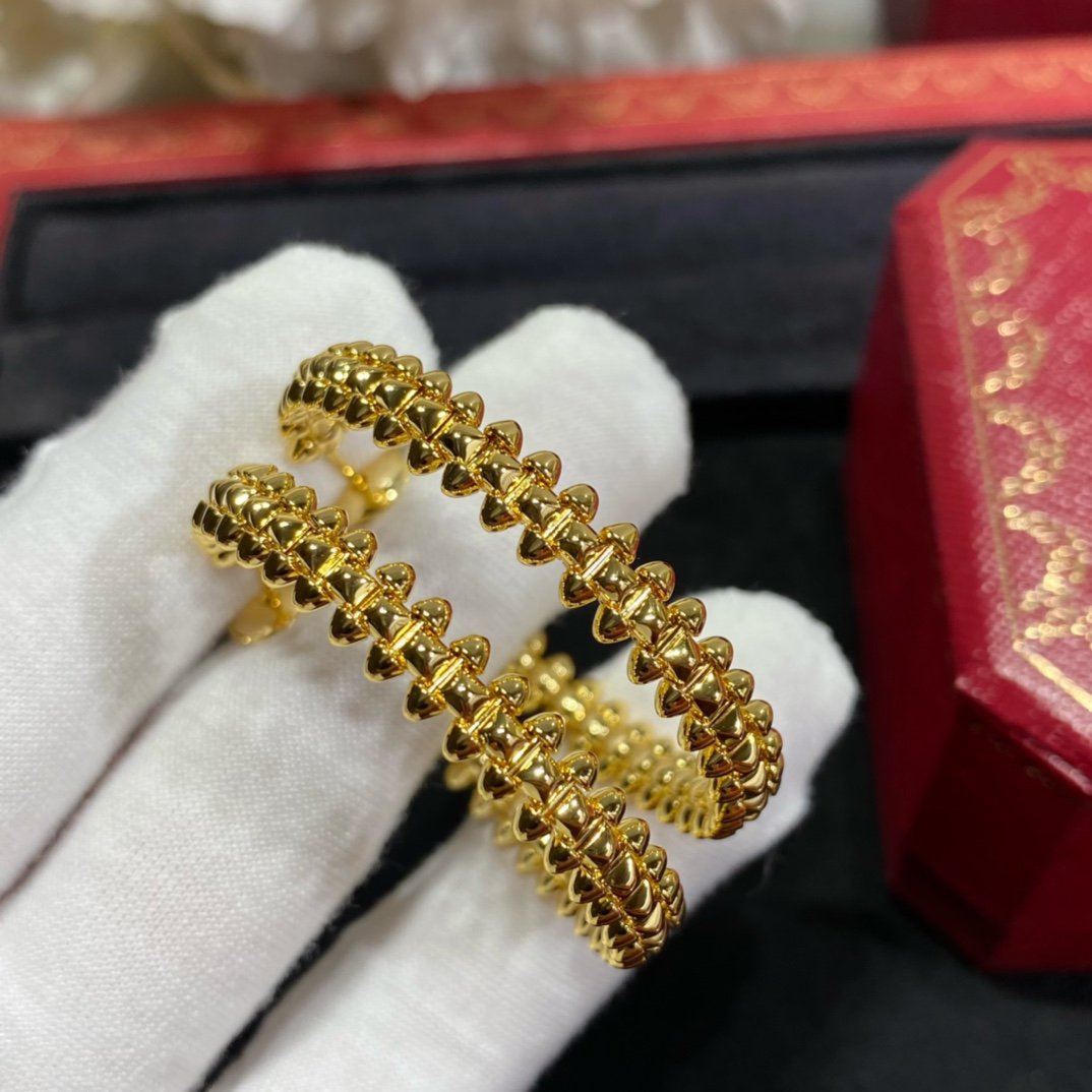 [Noble Aura jewelry]CLASH LARGE HOOP EARRINGS