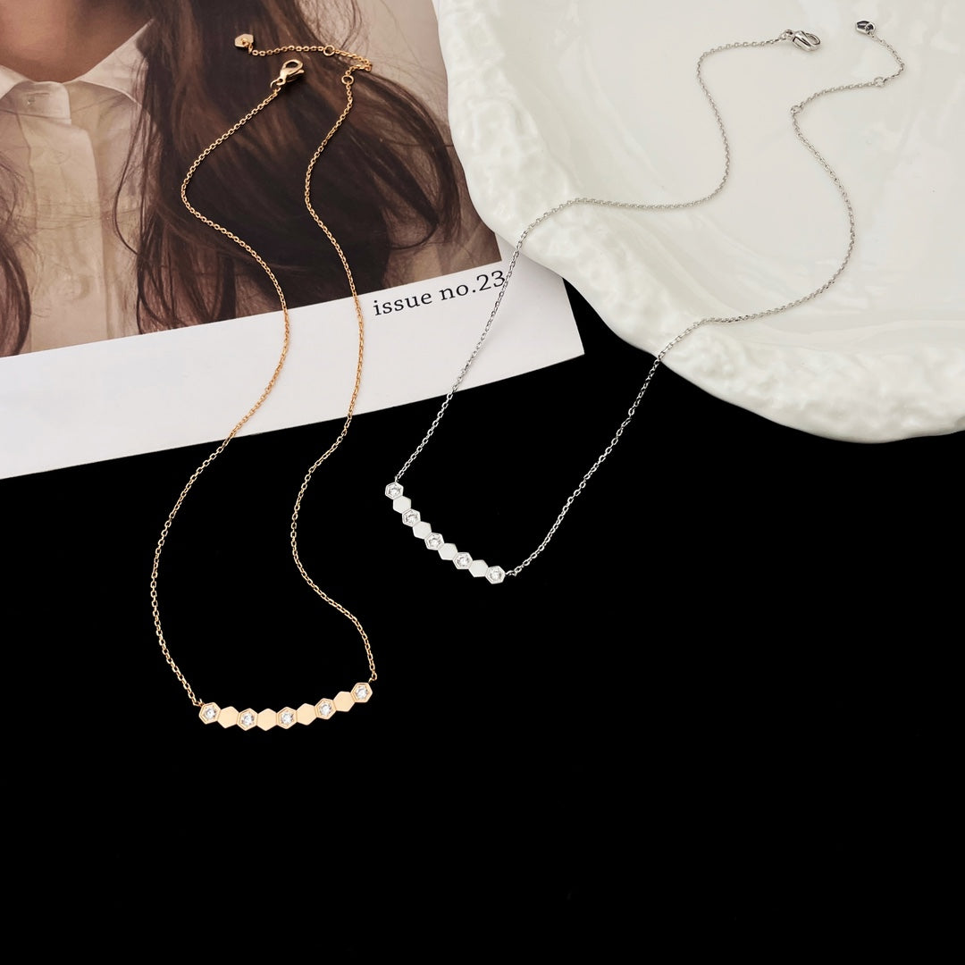 [Noble Aura jewelry]BEE MY LOVE DIAMOND NECKLACE