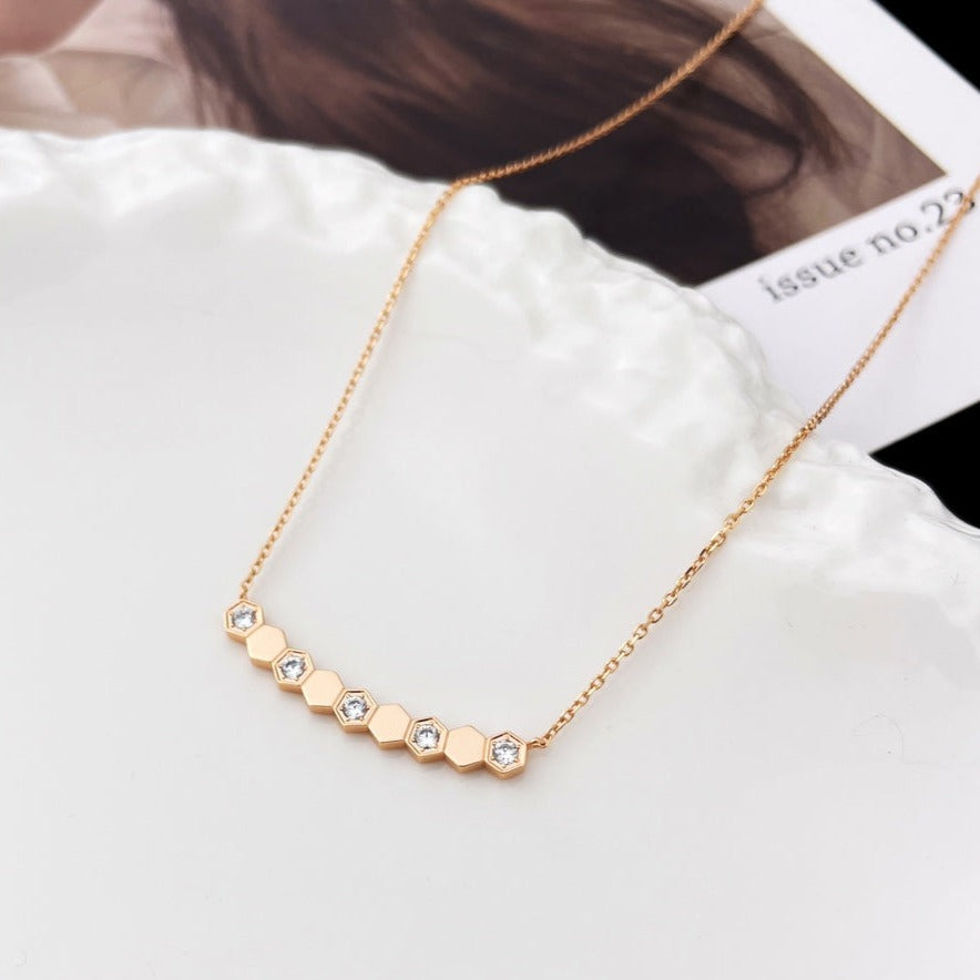 [Noble Aura jewelry]BEE MY LOVE DIAMOND NECKLACE