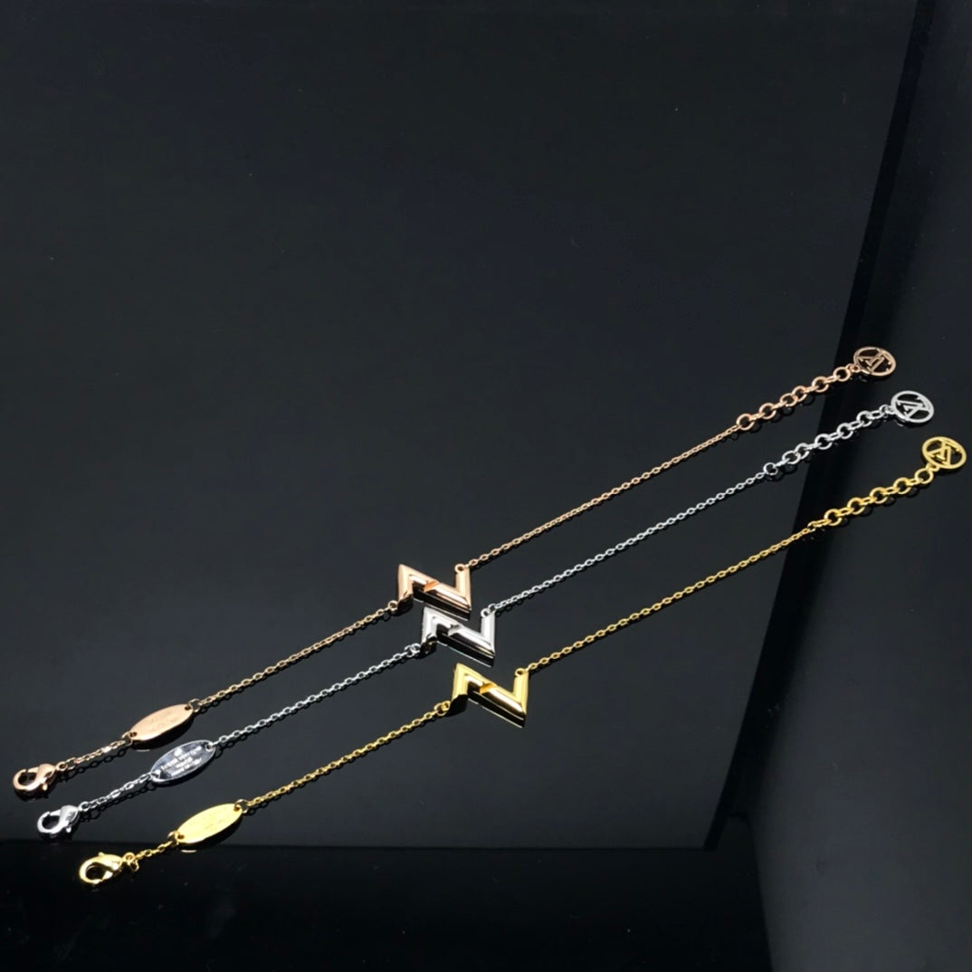 [Noble Aura jewelry]VOLT LV LOGO BRACELET