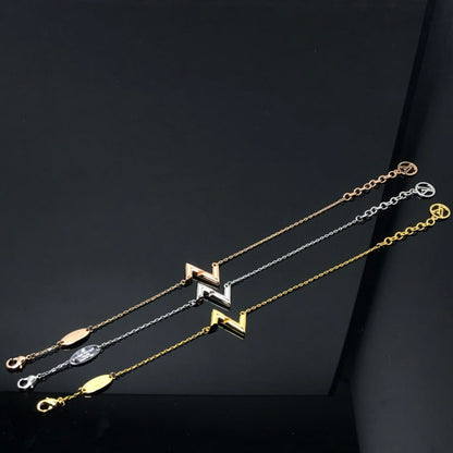 [Noble Aura jewelry]VOLT LV LOGO BRACELET