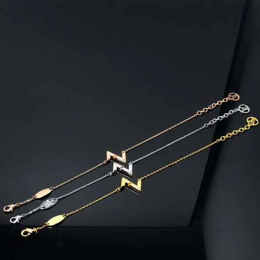[Noble Aura jewelry]VOLT LV LOGO BRACELET