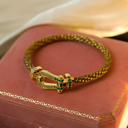 [Noble Aura jewelry]FORCE 10 GOLD GREEN DIAMOND PAVED