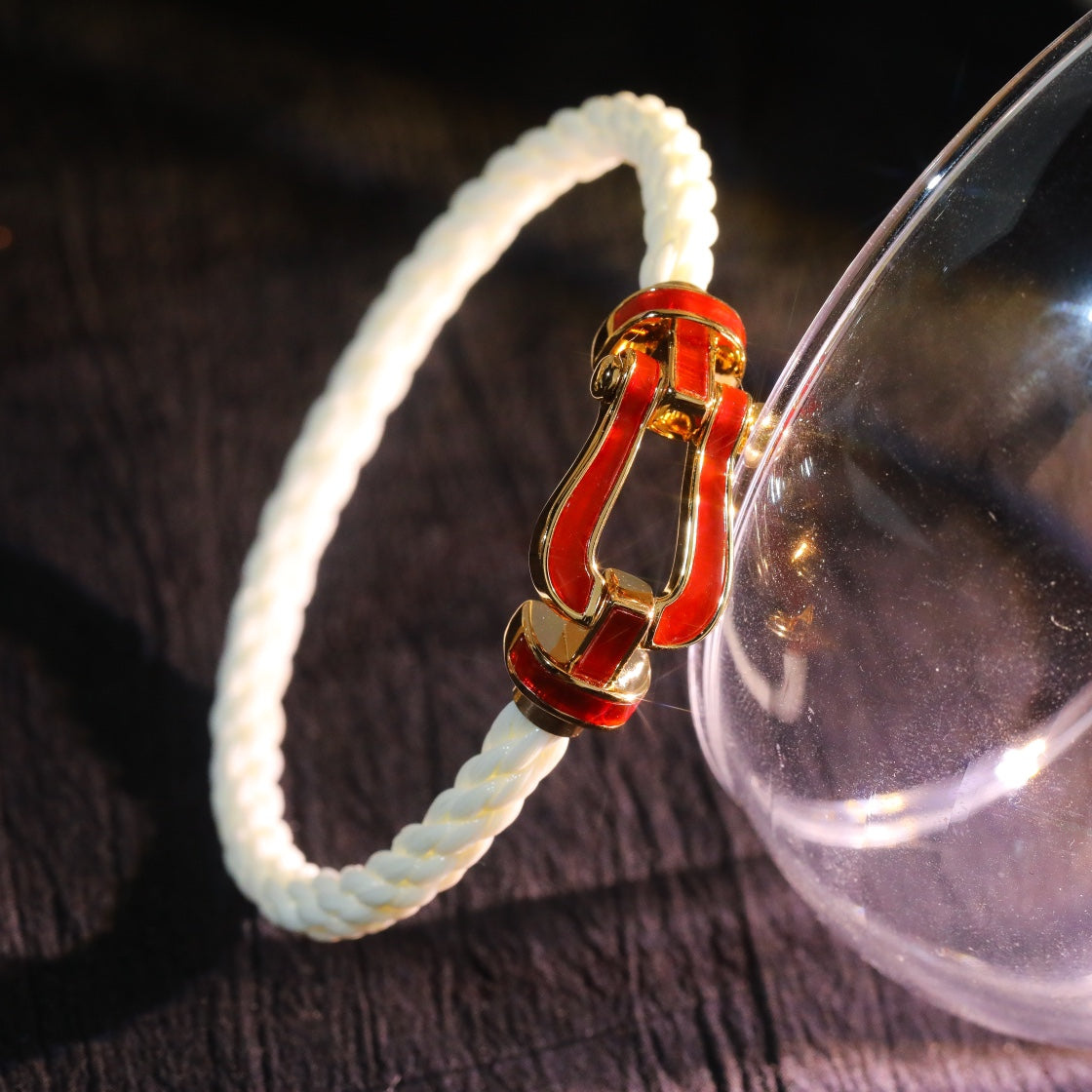 [Noble Aura jewelry]FORCE 10 WHITE TEXTILE DIAMOND PAVED