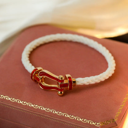 [Noble Aura jewelry]FORCE 10 WHITE TEXTILE DIAMOND PAVED