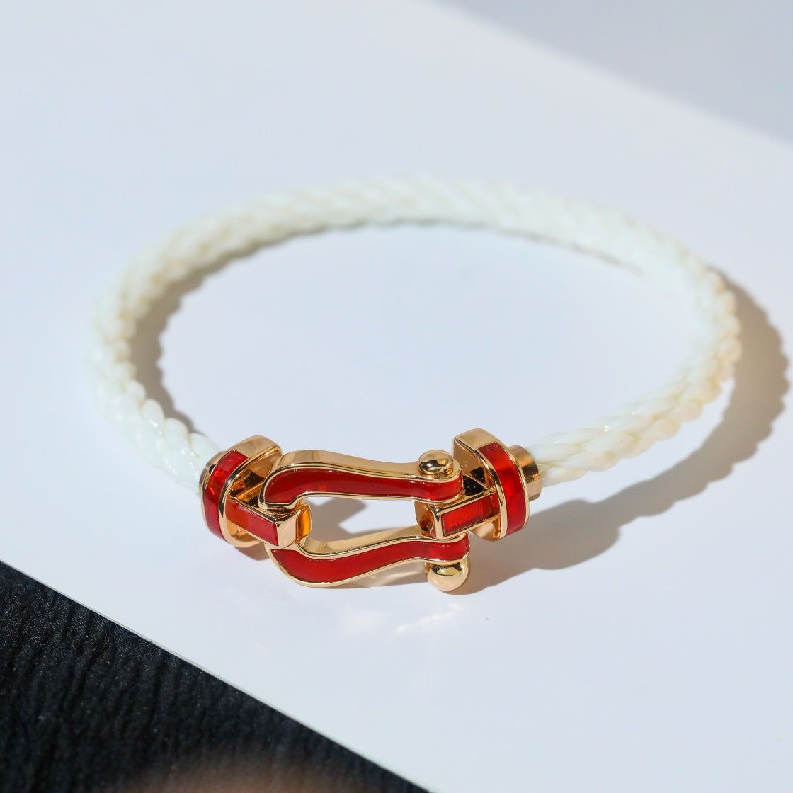 [Noble Aura jewelry]FORCE 10 WHITE TEXTILE DIAMOND PAVED