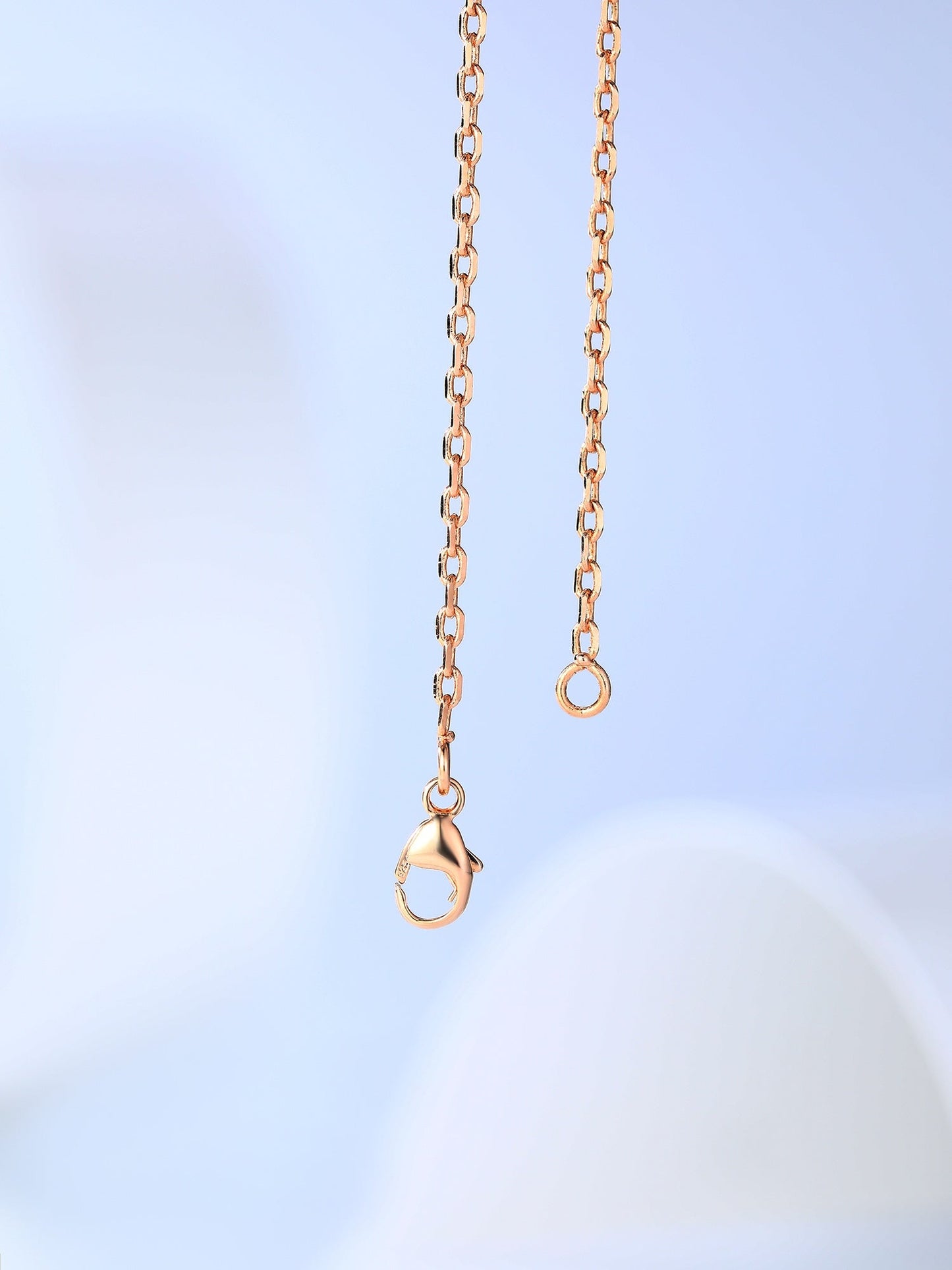 [Noble Aura jewelry]H CAGE PINK GOLD NECKLACE