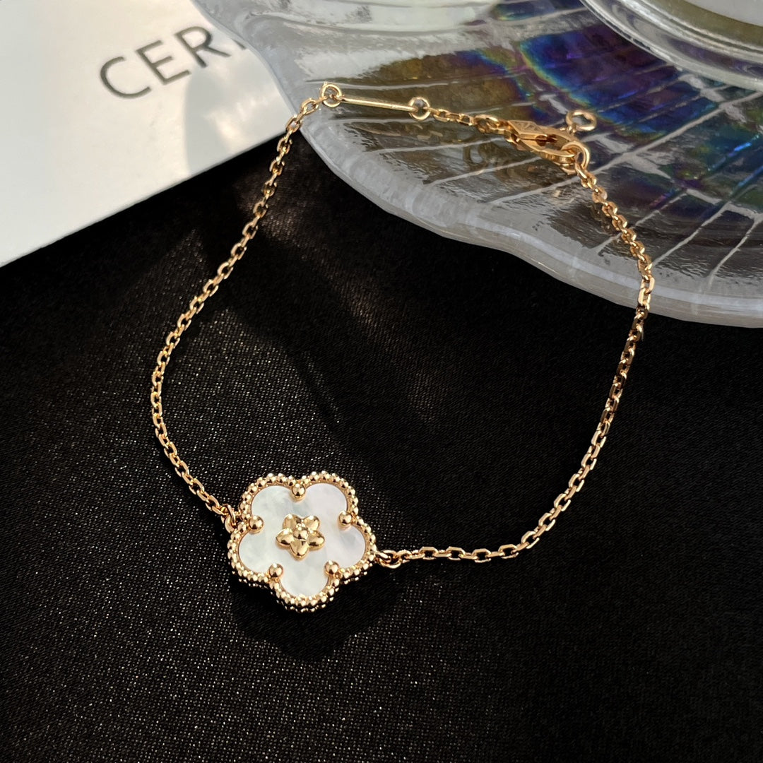 [Noble Aura jewelry]LUCKY SPRING ROSE GOLD MOP BRACELET