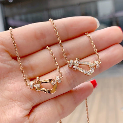[Noble Aura jewelry]FORCE 10 PINK GOLD DIAMOND NECKLACE