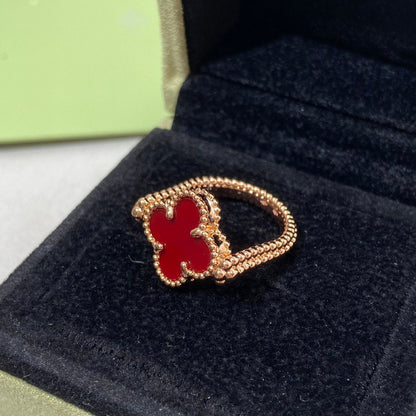 [Noble Aura jewelry]CLOVER RIVERSIBLE RING GOLD COLLECTION