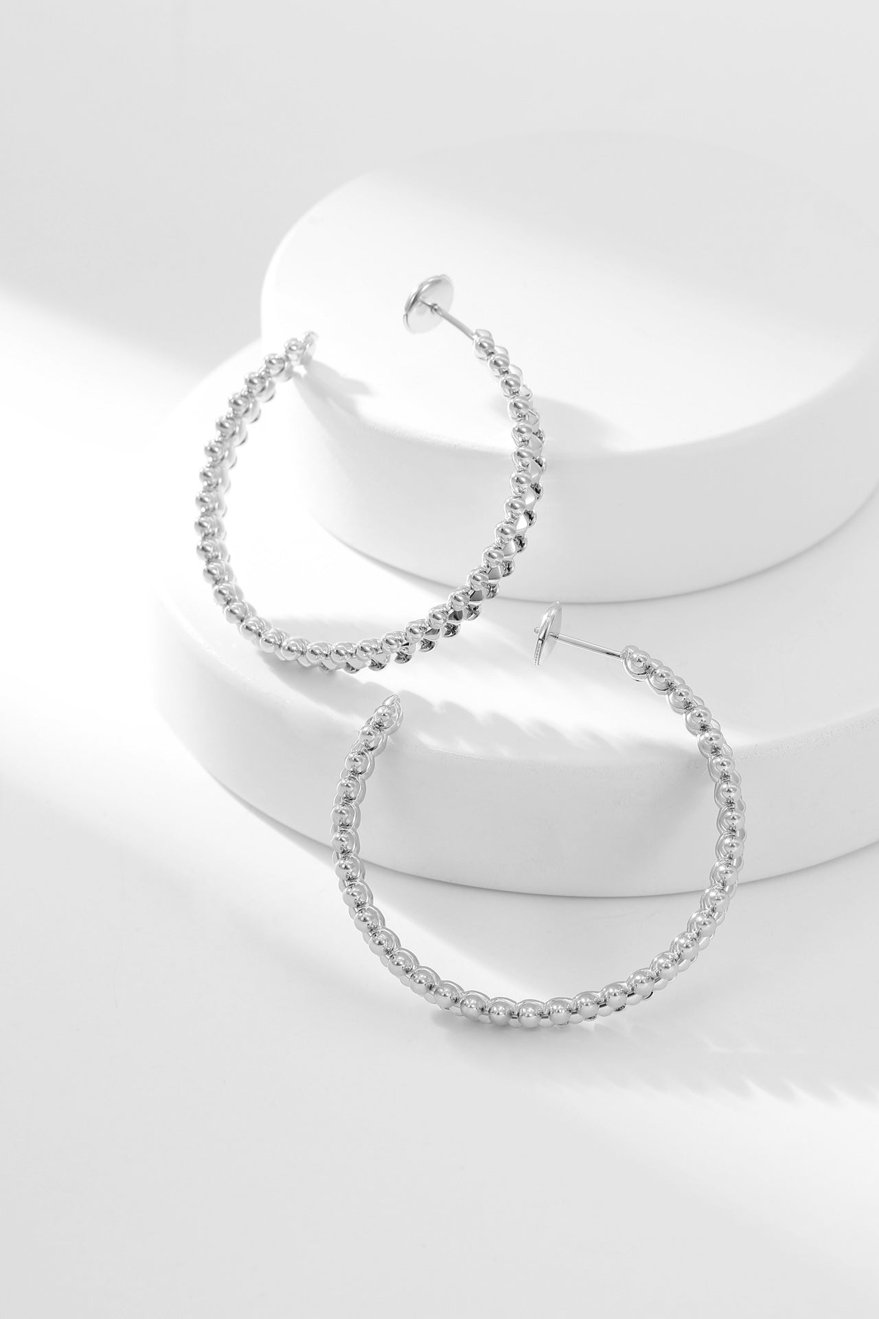 [Noble Aura jewelry]CLASH HOOP EARRINGS