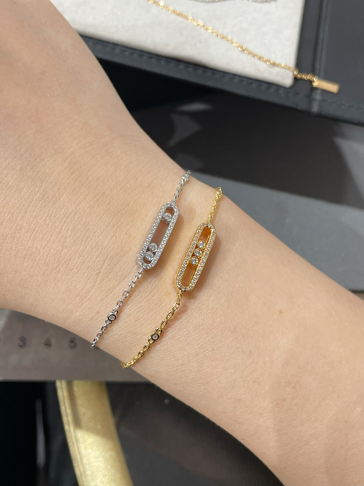 [Noble Aura jewelry]BABY MOVE DIAMOND BRACELET