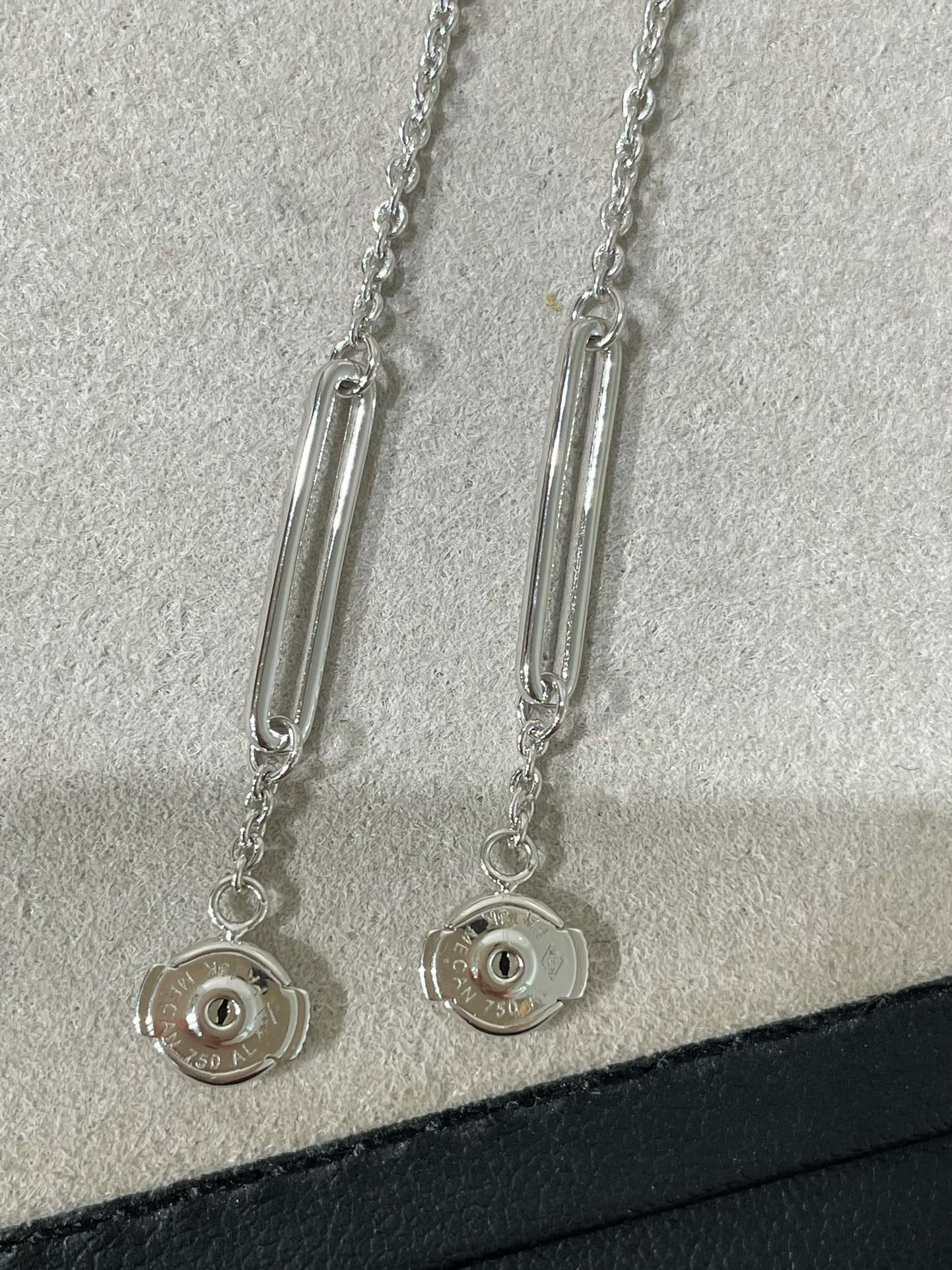 [Noble Aura jewelry]CHAINE CHAOS DIAMOND DROP EARRINGS