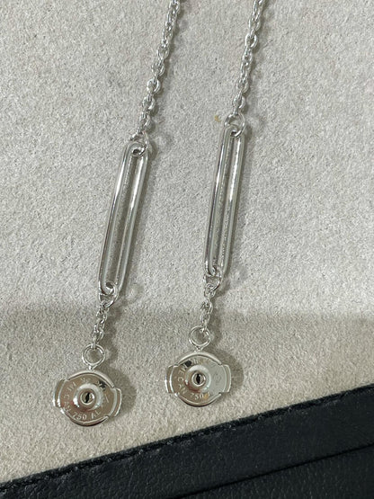 [Noble Aura jewelry]CHAINE CHAOS DIAMOND DROP EARRINGS