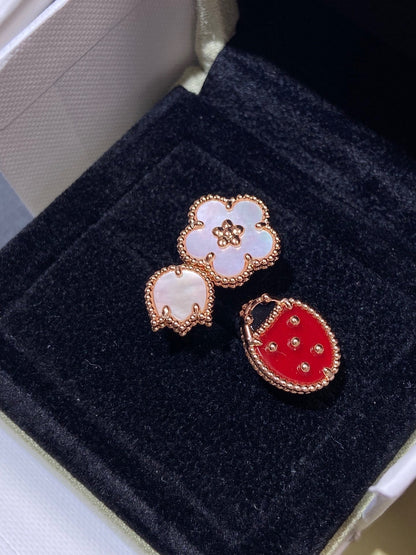 [Noble Aura jewelry]LUCKY 3 MOTIF ROSE GOLD RING