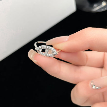 [Noble Aura jewelry]RONDE SMALL SILVER DIAMOND RING