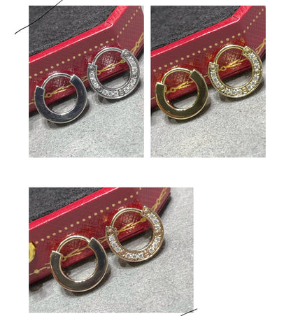 [Noble Aura jewelry]LOVE DIAMOND EARRINGS