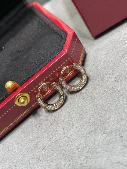 [Noble Aura jewelry]LOVE DIAMOND EARRINGS