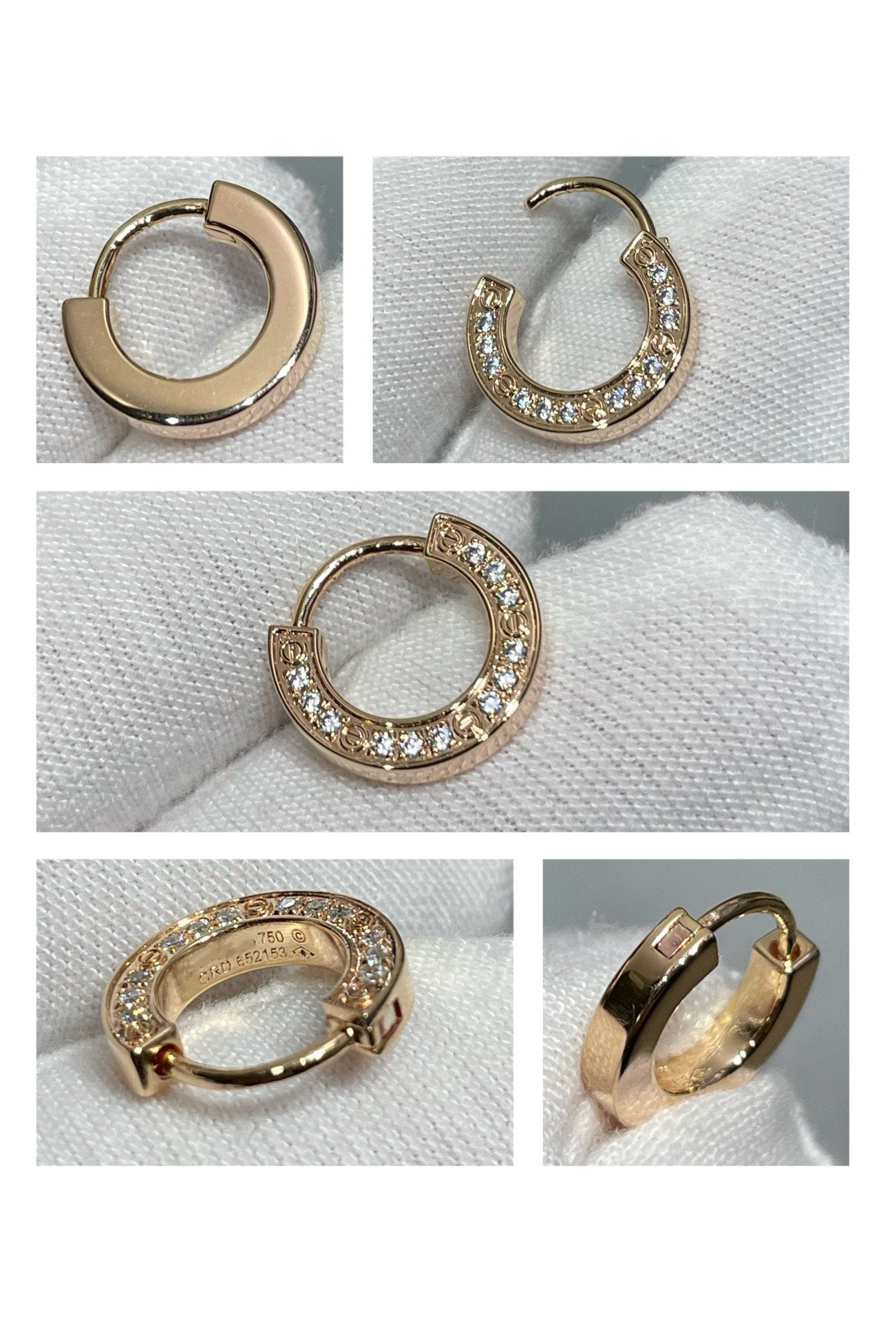 [Noble Aura jewelry]LOVE DIAMOND EARRINGS