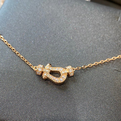 [Noble Aura jewelry]FORCE 10 DIAMOND PINK GOLD NECKLACE MINI MODEL